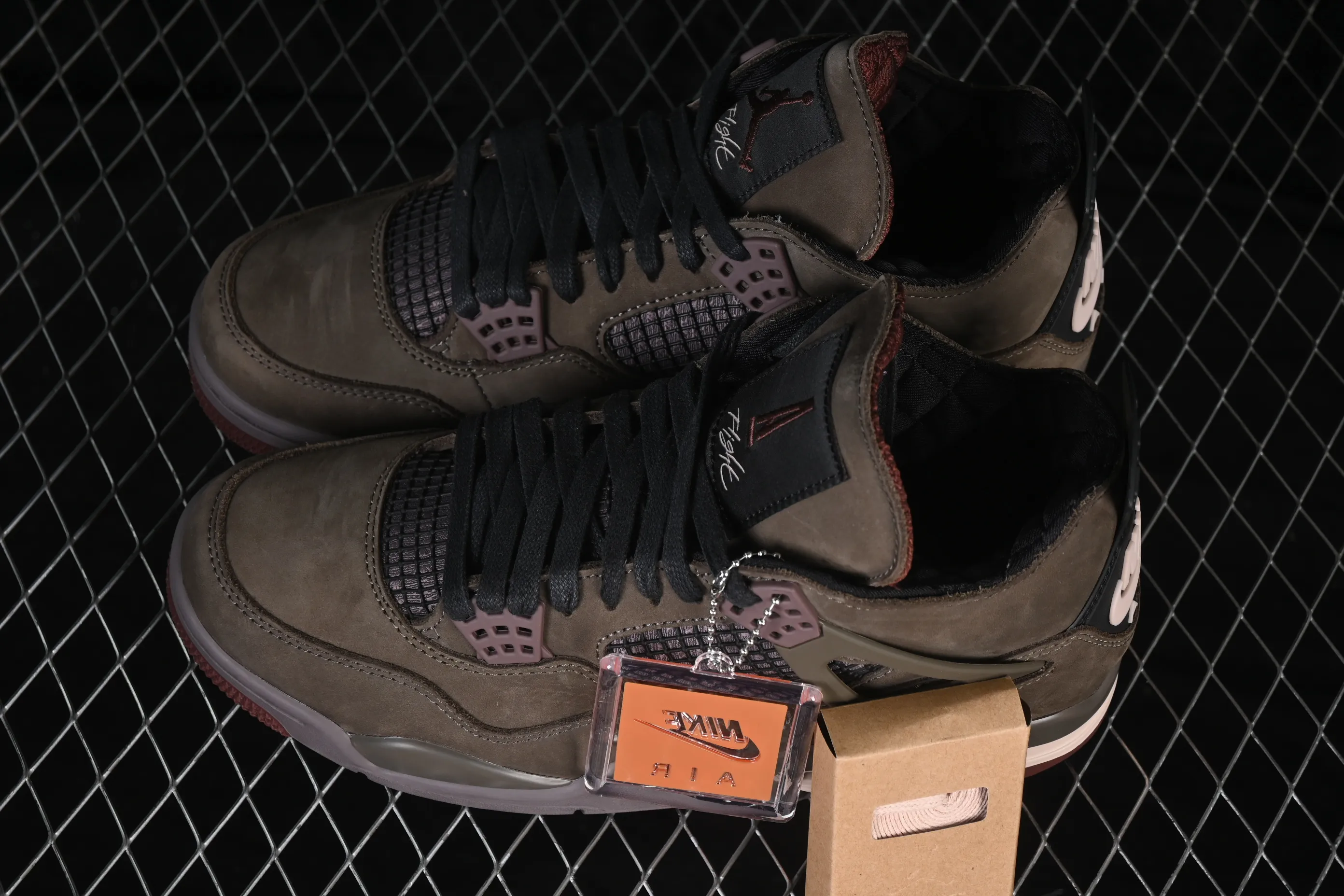 All categories Air Jordan Jordan series basketball shoes Air Jordan 4 GX foreign trade version A Ma Maniere x Air Jordan 4 Rerto "Dark Mocha" AJ4 Joe 4 Mocha Brown IF3102-200